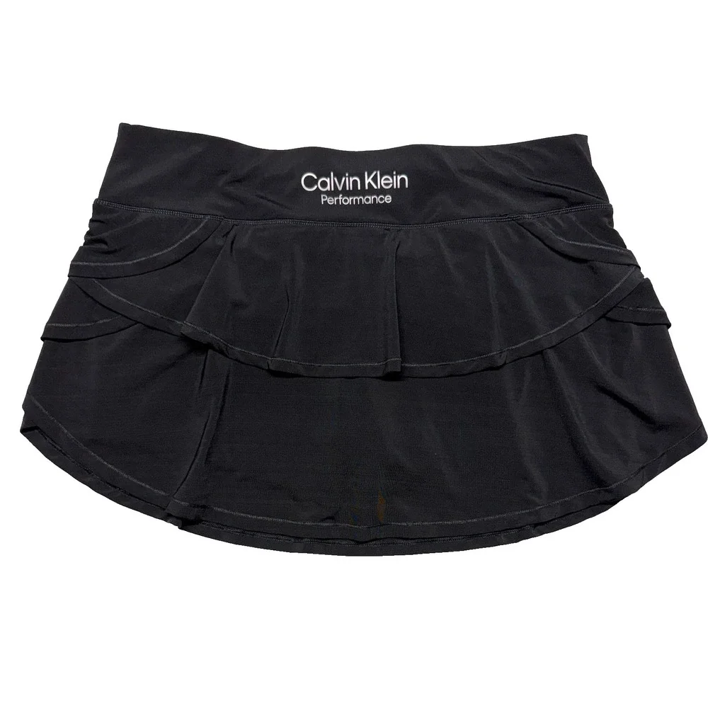 Calvin Klein Performance Women's XXL Athletic Skirt Skort Pickleball Golf Black